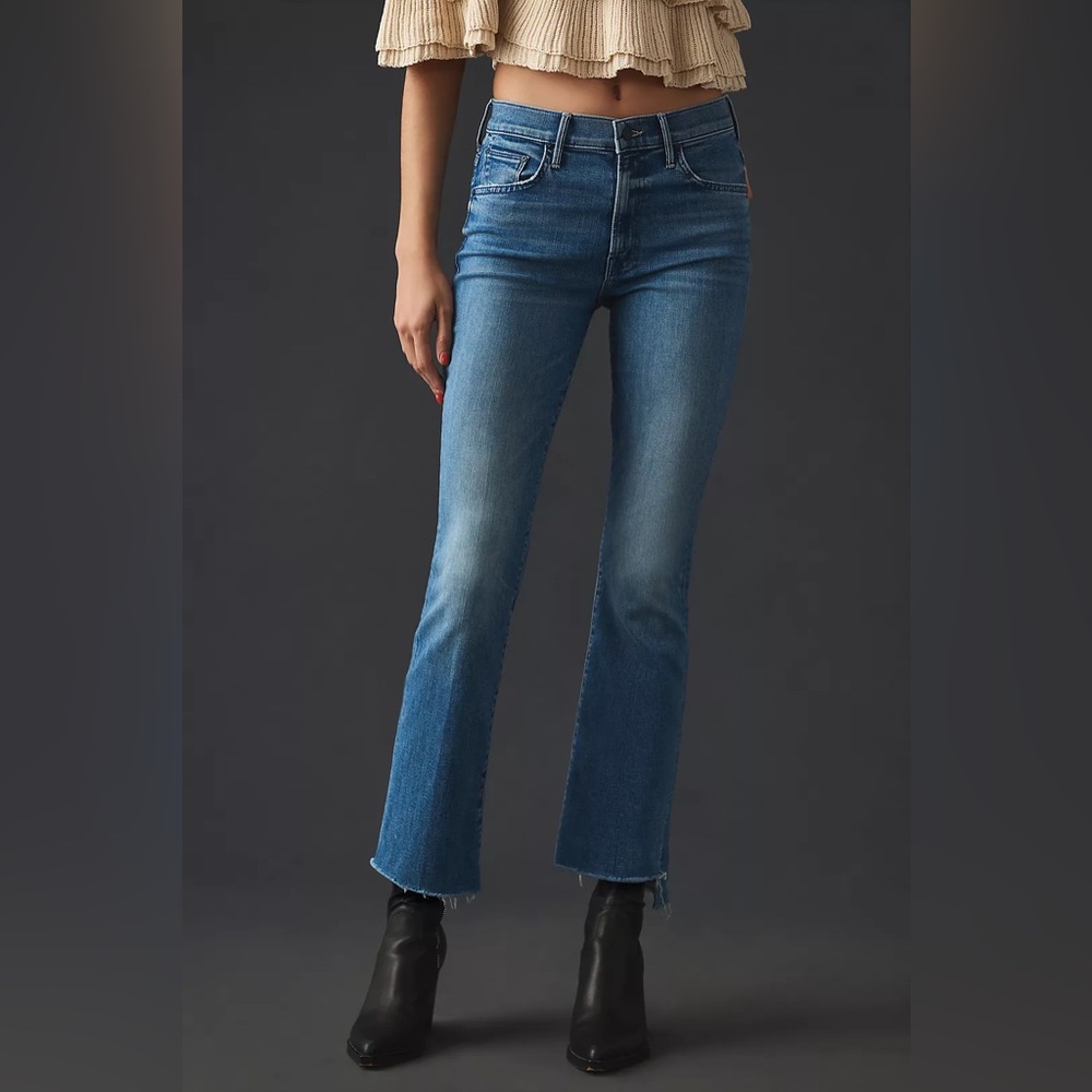 MOTHER The insider crop step fray NWT size 28